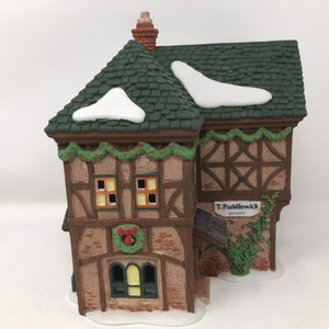 Dept 56 "T. Puddlewick Spectacle Shop" Dickens Village Series, 58334 Heritage Village Collection