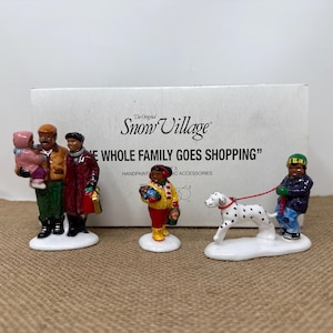 Afdeling 56 "The Whole Family Goes Shopping" The Original Snow Village 54905"