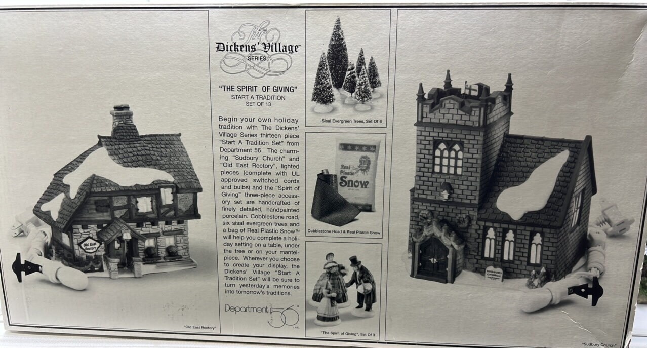 DASHING THROUGH THE SNOW 58203 DEPT 56 RETIRED DICKENS VILLAGE - Broughton  Traditions