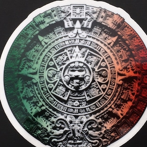Aztec Calendar Vinyl Decal