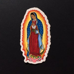 Virgen de Guadalupe Vinyl Decal - Screen-Printed