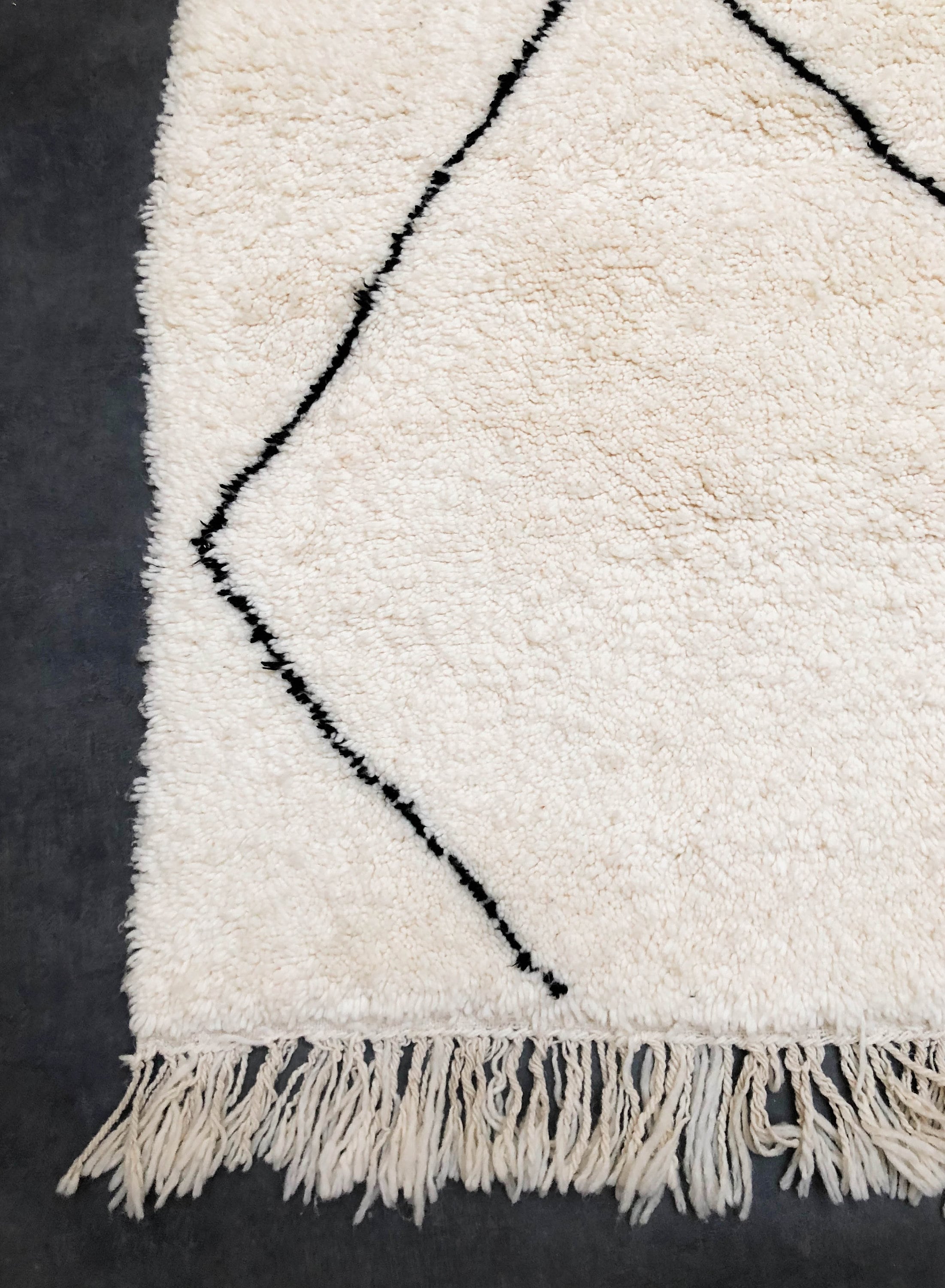 Oversized white Beni Ourain rug for all interiors Unique Etsy