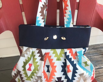 Blue bag, Orange bag, Cloth bag,