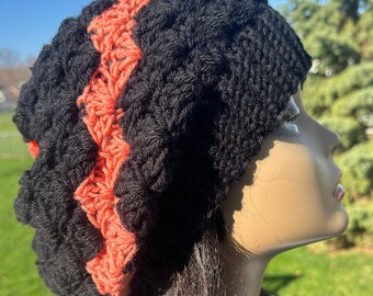 Black Slouchy Hat, Black Slouchy Hat, Black Hat, BIG HAT