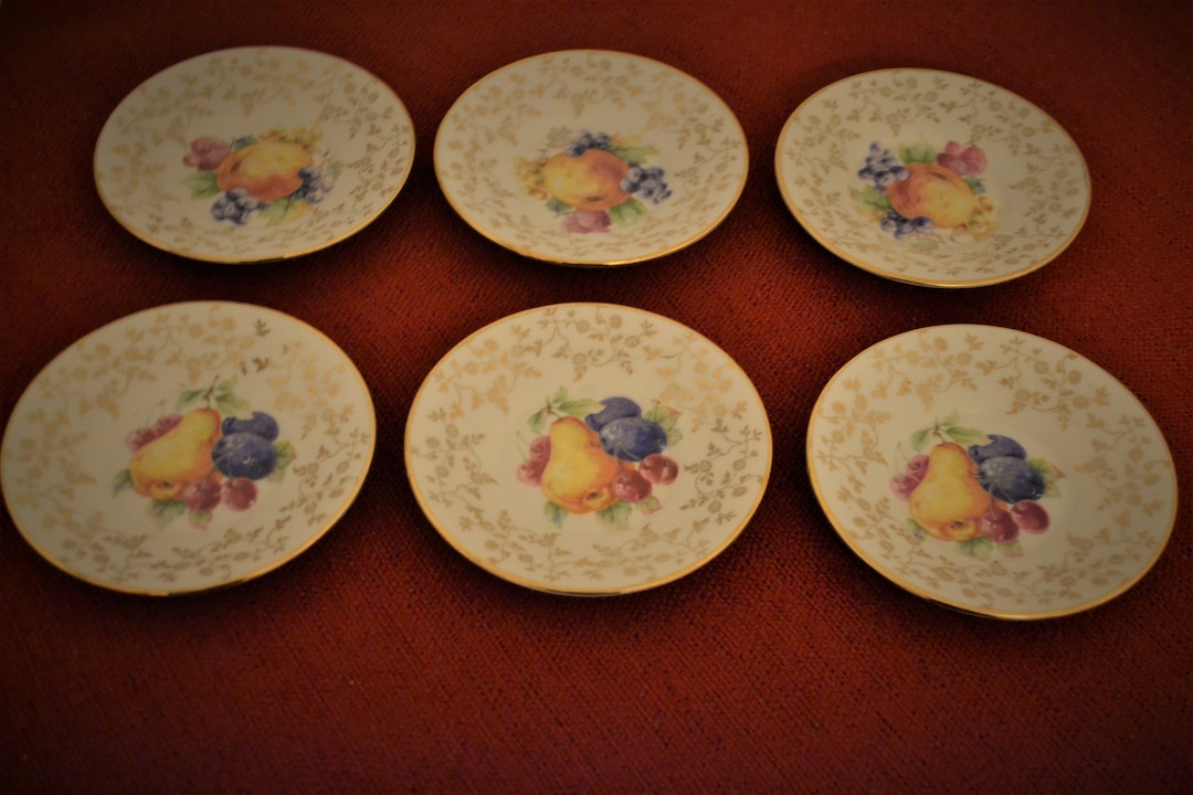 6 Small Limoges Appetizer/dessert Plates C1970s Etsy