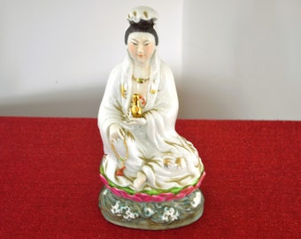 中国彫刻のヴィンテージ翡翠石の少女の彫刻像 - Etsy 日本