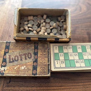 Antique Lotto Game