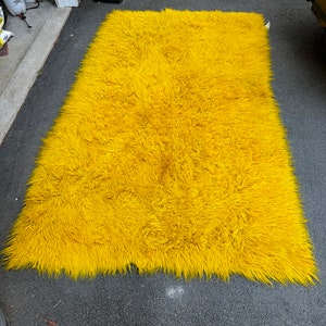 Authentic Vintage Greek Flokati Rug
