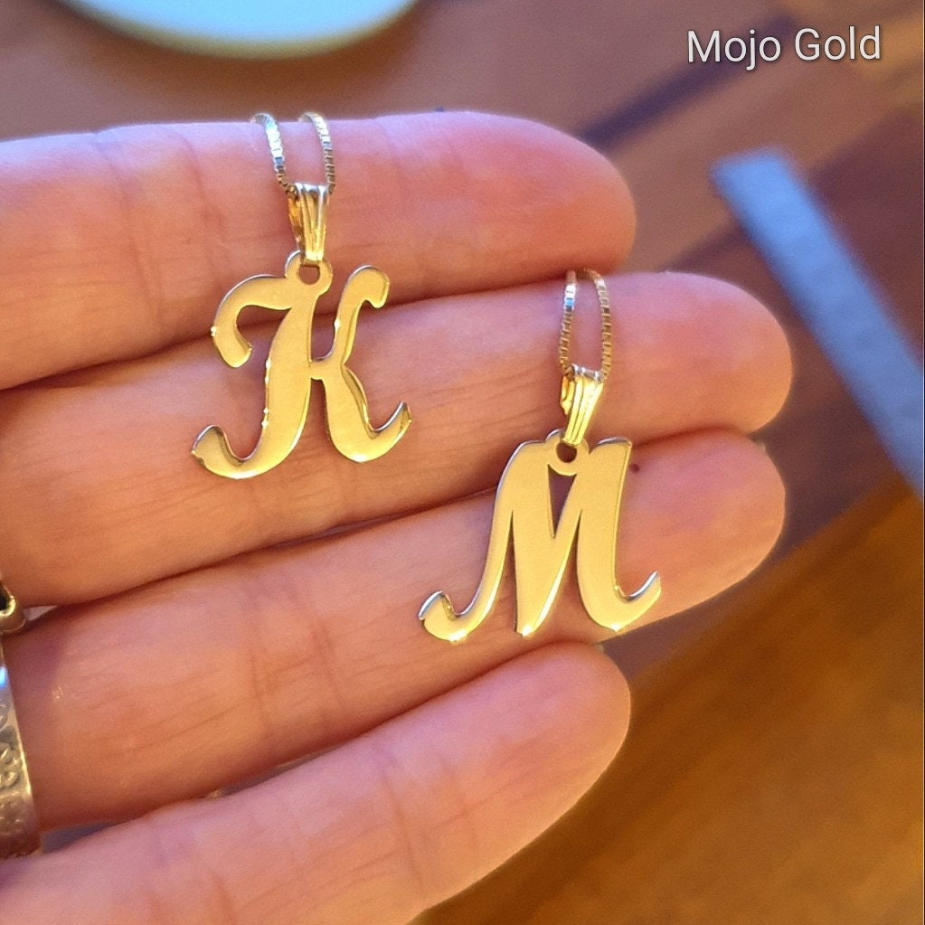 My Initial Necklace Etsy