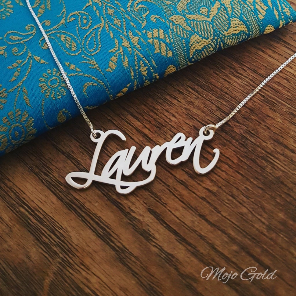 Personalized Name Necklace My Name on A Necklace Custom Name