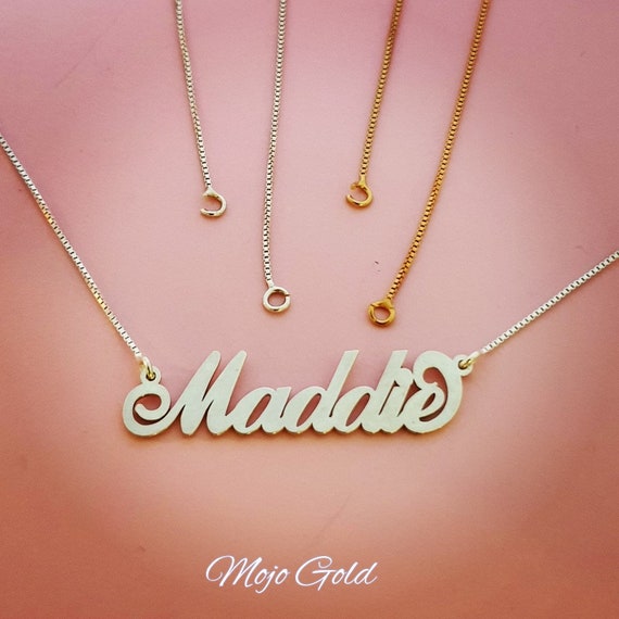 Chain for Name Necklace Replacement Chain for Nameplate Etsy