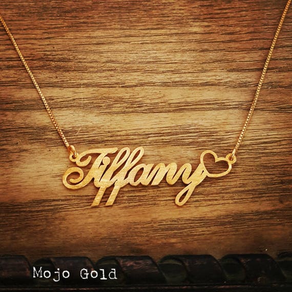 personalized name necklace tiffany