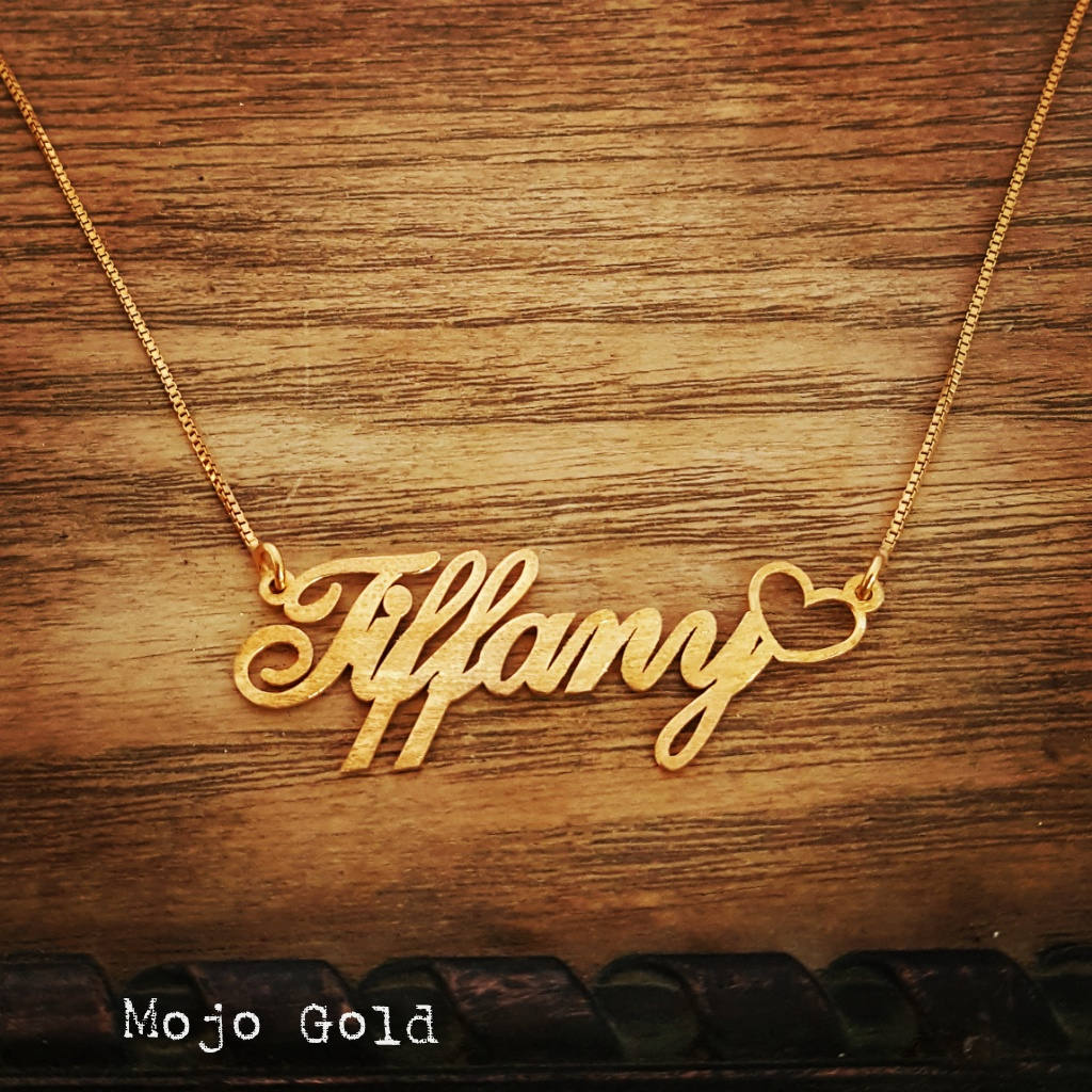 Tiffany name necklace deals
