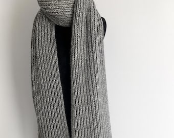 Women's Knitted Scarf, Handmade Scarf, Women's Scarf