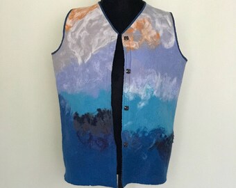 Handmade Felted Wool Vest