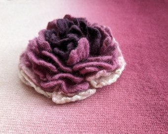 Handmde, Felted Brooch