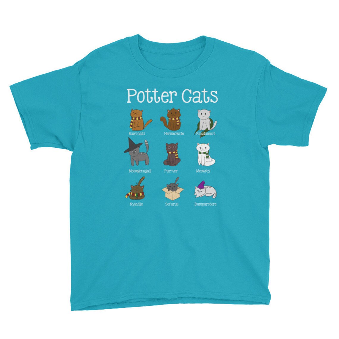 Potter Cats Shirt Cat Lover Shirt Cat Meme Shirt Cat Shirt Etsy