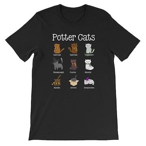 Potter Cats Shirt Cat Lover Shirt Cat Meme Shirt Cat Shirt