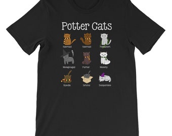 Potter Cats Shirt Cat Lover Shirt Cat Meme Shirt Cat Shirt