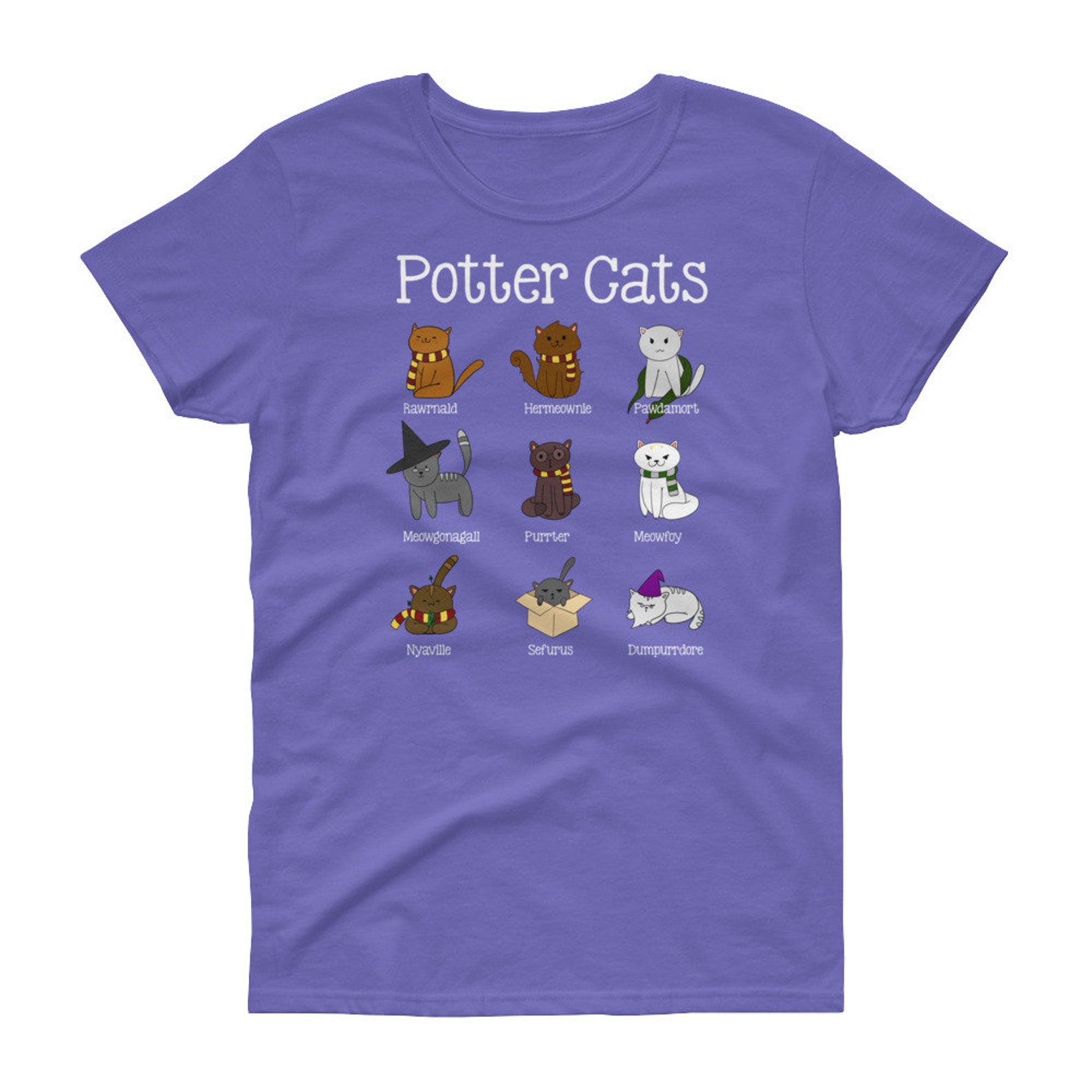 Potter Cats Shirt Cat Lover Shirt Cat Meme Shirt Cat Shirt Etsy