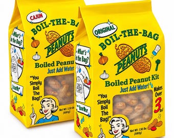 Boil-The-Bag Peanuts - DIY Boiled Peanut Kit - 2 Bags