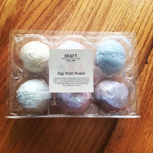 Half Dozen Bath Bomb Eggs