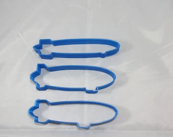 Set of 3 Blimp and Airship Cookie Cutters