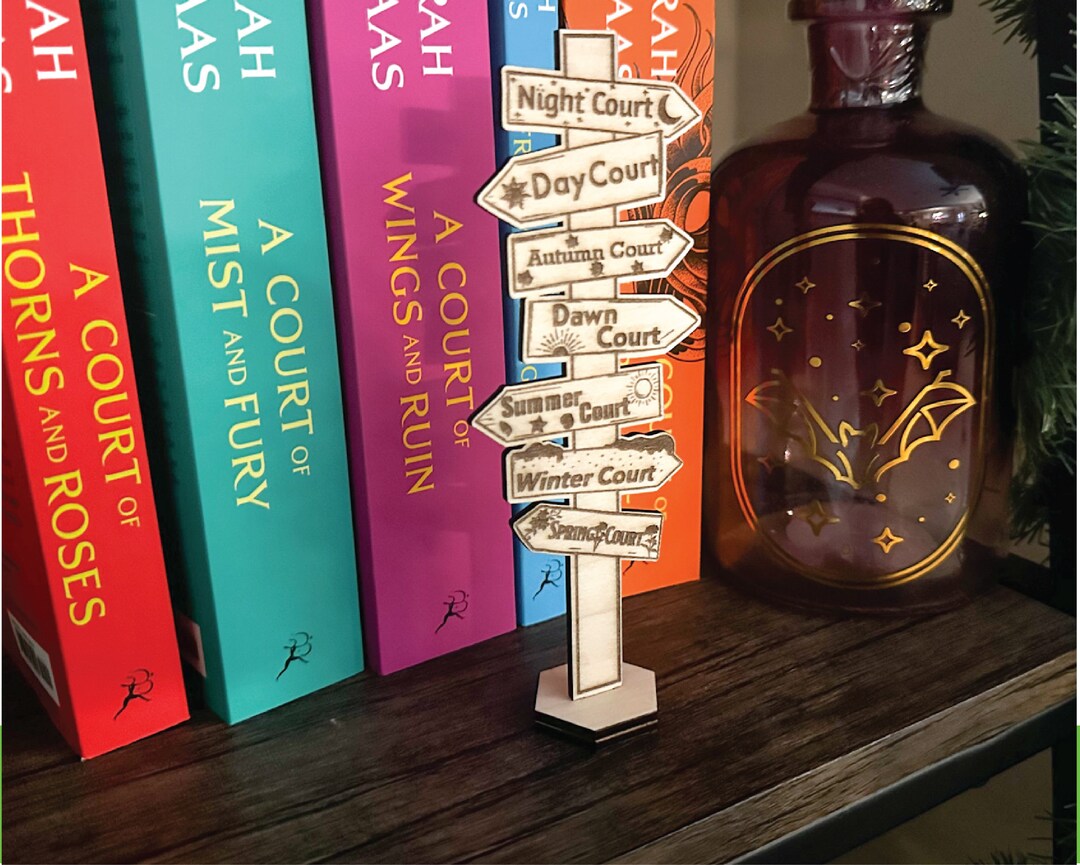 ACOTAR Inspired Bookshelf Trinket Courts of ACOTAR Gifts for Book