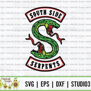 Southside Serpents - SVG, EPS, DXF, jpg digital cut file for Silhouette or Cricut
