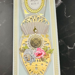Cartão de sapato da Era Regency