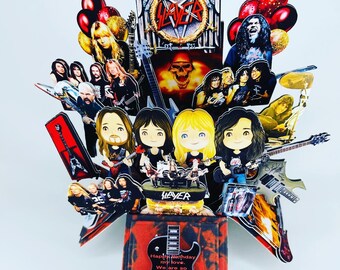 Heavy Metal Rock Band Birthday Card