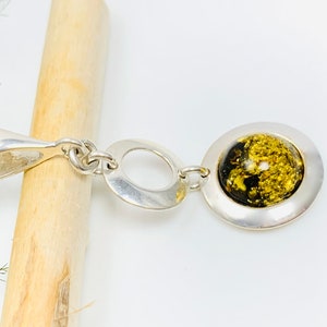 Baltic Amber Pendant,Bernstein,Unisex AmberJewelry,Amber Gift,Women Amber Jewelry,Classic Amber Necklace,Green Amber Stone Pendant,