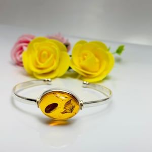 Honing Amber Manchet Armband, Bernstein, Vrouwen Baltische Amber Armband, Verstelbare Amber Armband, Amber Gift, Klassieke Amber Sieraden, Amber Stone,