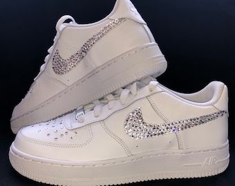 pink glitter air force ones