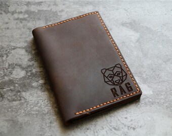 Personalisierte Leder Passport Brieftasche: Reisegeschenk