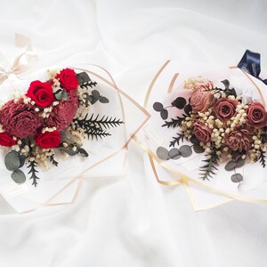 Valentines Preserved Rose Bouquet, forever rose, Valentines day gift, Mother&#39;s Day gift, Birthday gift, gift for her
