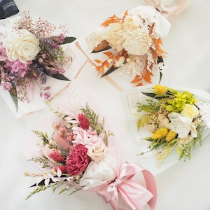 Preserved bouquet, bridesmaid gift, Valentine day gift, wrapping flowers, get well gift, flower arrangement, home decor