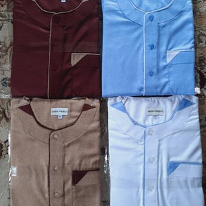 Men thobes religious Islamic Long jhubba for prayers / robes Gift for Ramadan / thoub for men / middle eastern muslim prayer dress for men