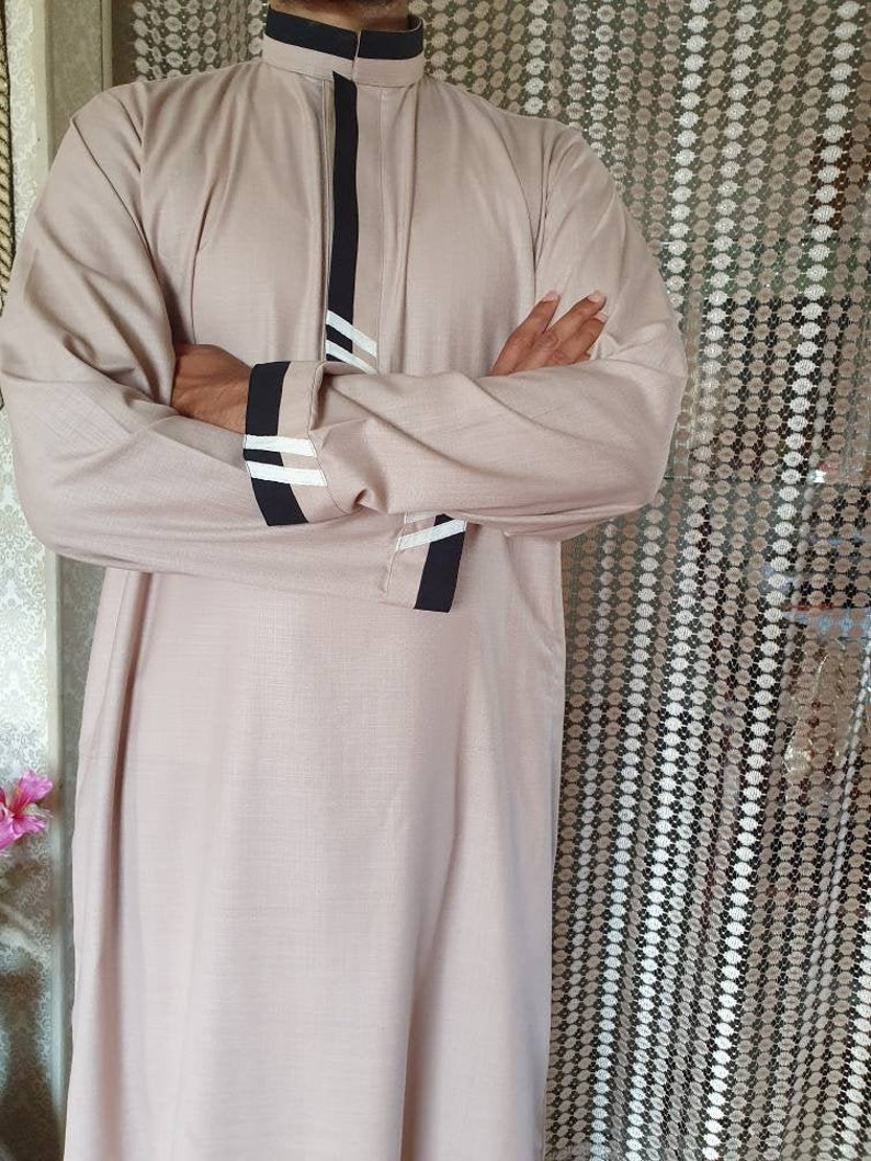 Thobes Thobe hooded Designer thobe Arabic dress Islamic Etsy