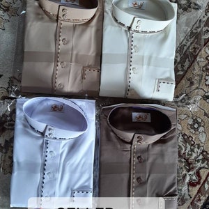 Men Thobe Arabic dress Islamic clothing jubba New Thobes for men muslim middle Eastern Men's religious wear