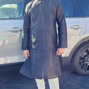 Men Kurta Churidar set men's kurta pajama Indian Wear Desi wear Party Wear Pakistani wear salwar Kameez Men party wear men wear Black kurta set