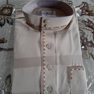 Men Thobe Islamic Muslim  Arabic middle eastern men clothing ,  thobes for men , Ramadan Gifts,  thoub Arabic jhubba , men prayer wear