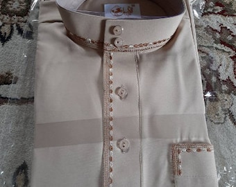 Men Thobe Islamic Muslim  Arabic middle eastern men clothing ,  thobes for men , Ramadan Gifts,  thoub Arabic jhubba , men prayer wear