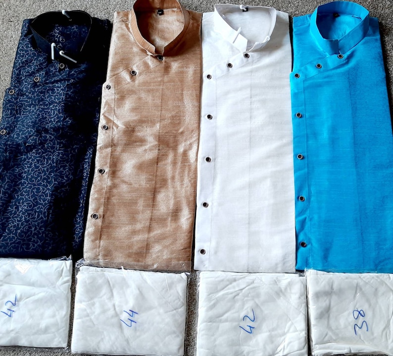 Men Kurta Churidar set men's kurta pajama Indian Wear Desi wear Party Wear Pakistani wear salwar Kameez Men party wear men wear image 6