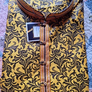 Men Kurta Pajama Set Perfect for Festivals and Special Occasions / embroidered Kurta for men, Indian wedding wear, traditional salwar kameez image 9