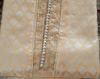 Size 46 Men kurta pajama for Desi party and  indian wedding, Pakistani salwar Kameez, traditional men punjabi with churidar pants, kurta set