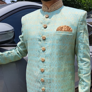 Men Sherwani, Kurta Pajama, Cross Cut Sherwani, Indian Wear, Desi wear, Party Wear, Pakistani wear, salwar Kameez, Men party wear, men wear