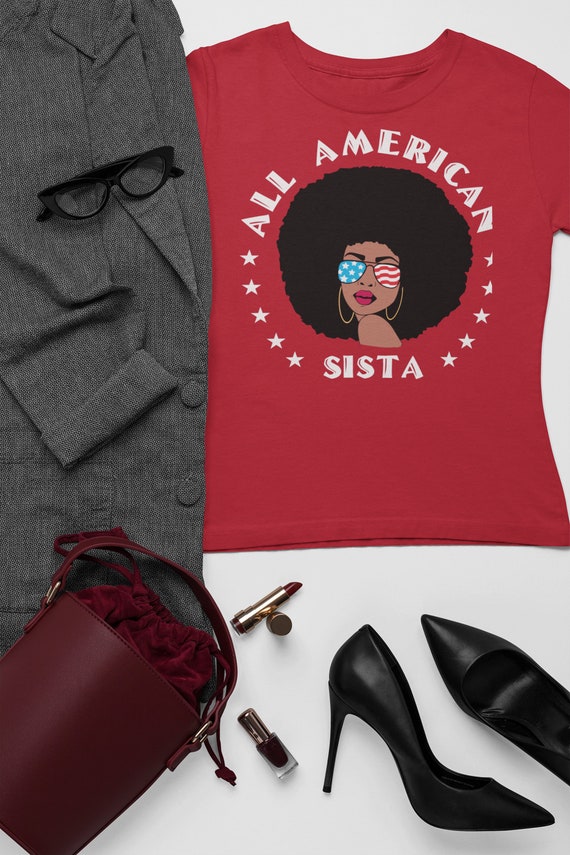 Natural Hair Tshirt Afrocentric Clothing Unique Pro Black Etsy