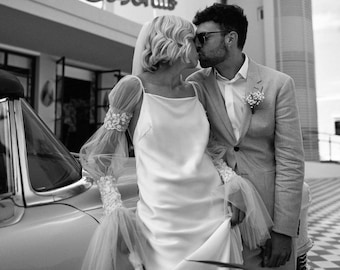 Wedding Dress Long Sleeves Detachable, Long Sleeves Wedding Dress Detachable, Bridal Long Sleeves, Detachable Bridal Sleeves / Sleeves 362