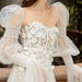 Puffy Detachable Bridal Long Sleeves / 
